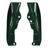 HR3 Deep Jade Pearl Mid-Frame Air Deflectors For Harley Touring and Trike Models 09-24